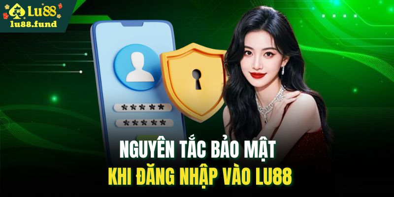 Nguyên tắc bảo mật khi đăng nhập vào LU88